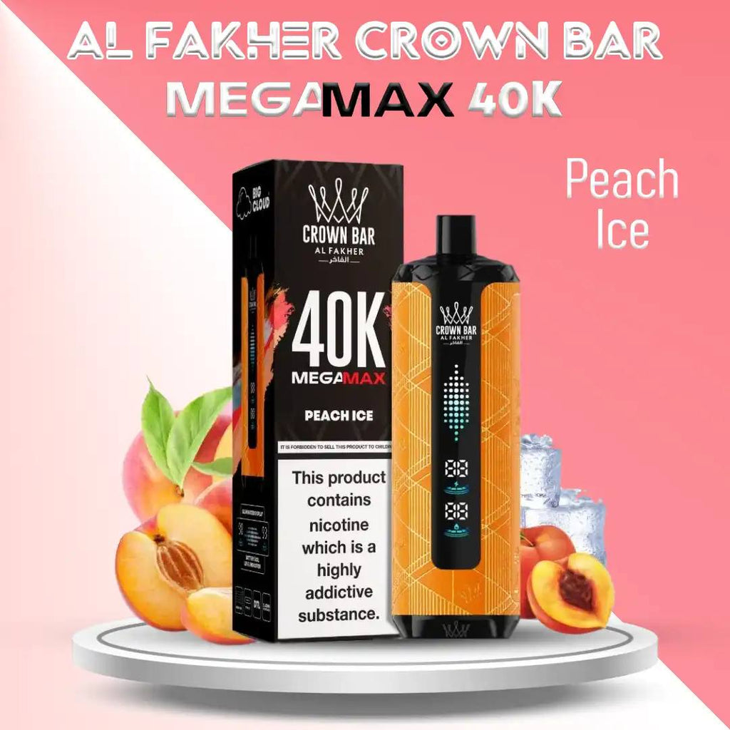 Al Fakher Crown Bar 40000 Puffs Vape 6mg – 40K DTL Rechargeable | UAE