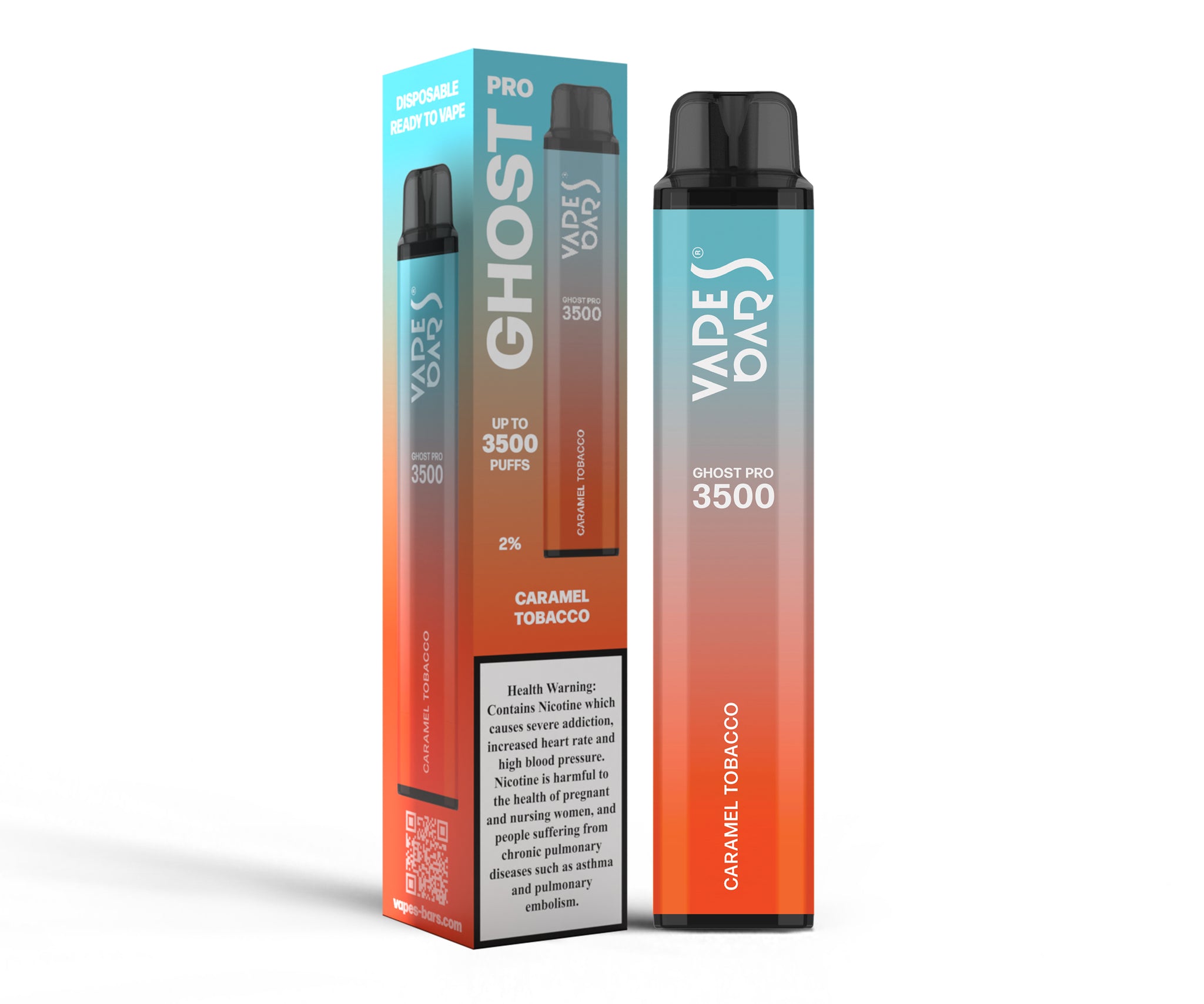 Ghost Pro 3500 Puffs Vape 20mg – 3500 Disposable 2% | UAE