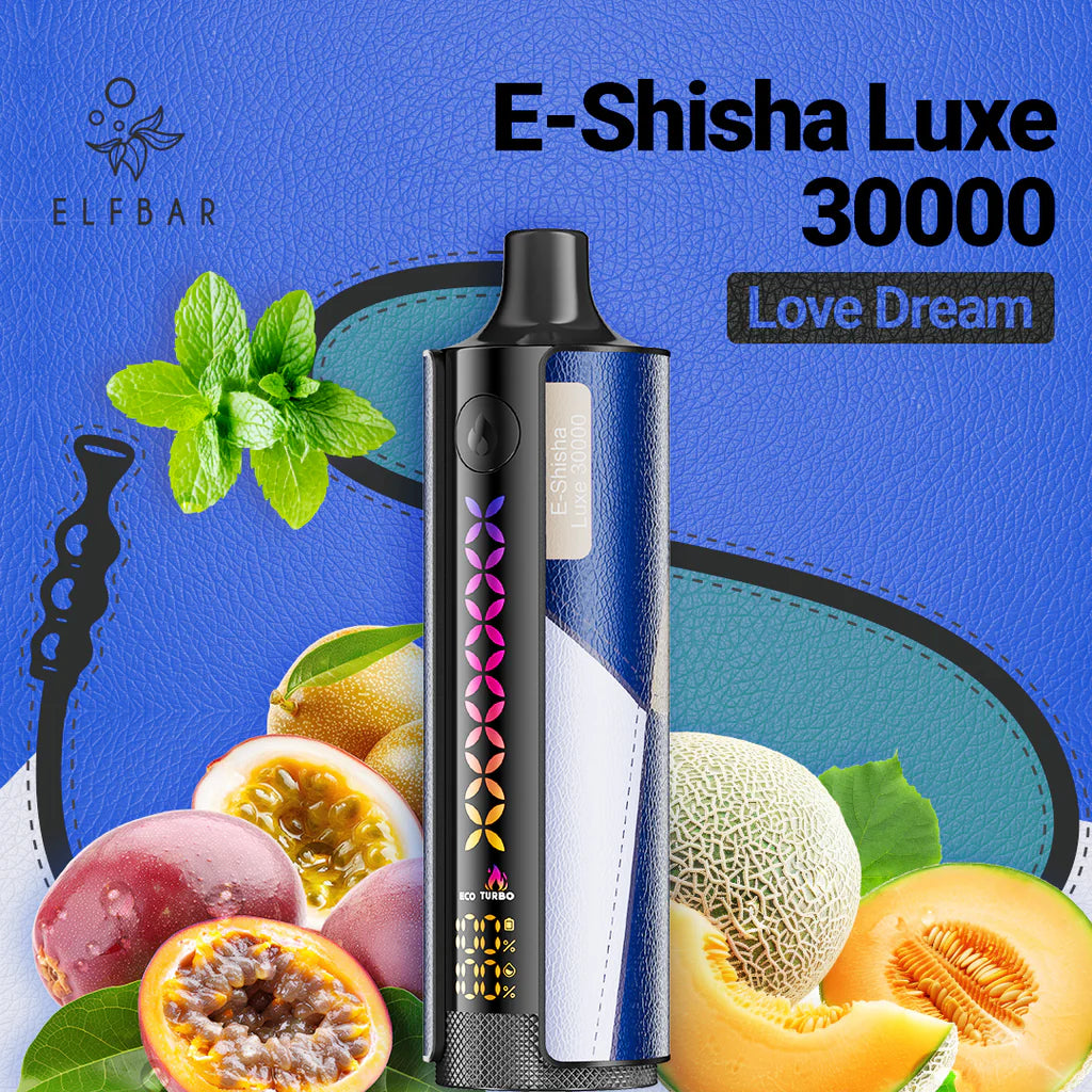 Elf Bar E-Shisha Luxe 30000 Puffs Vape 5% – 30K DTL Disposable | UAE