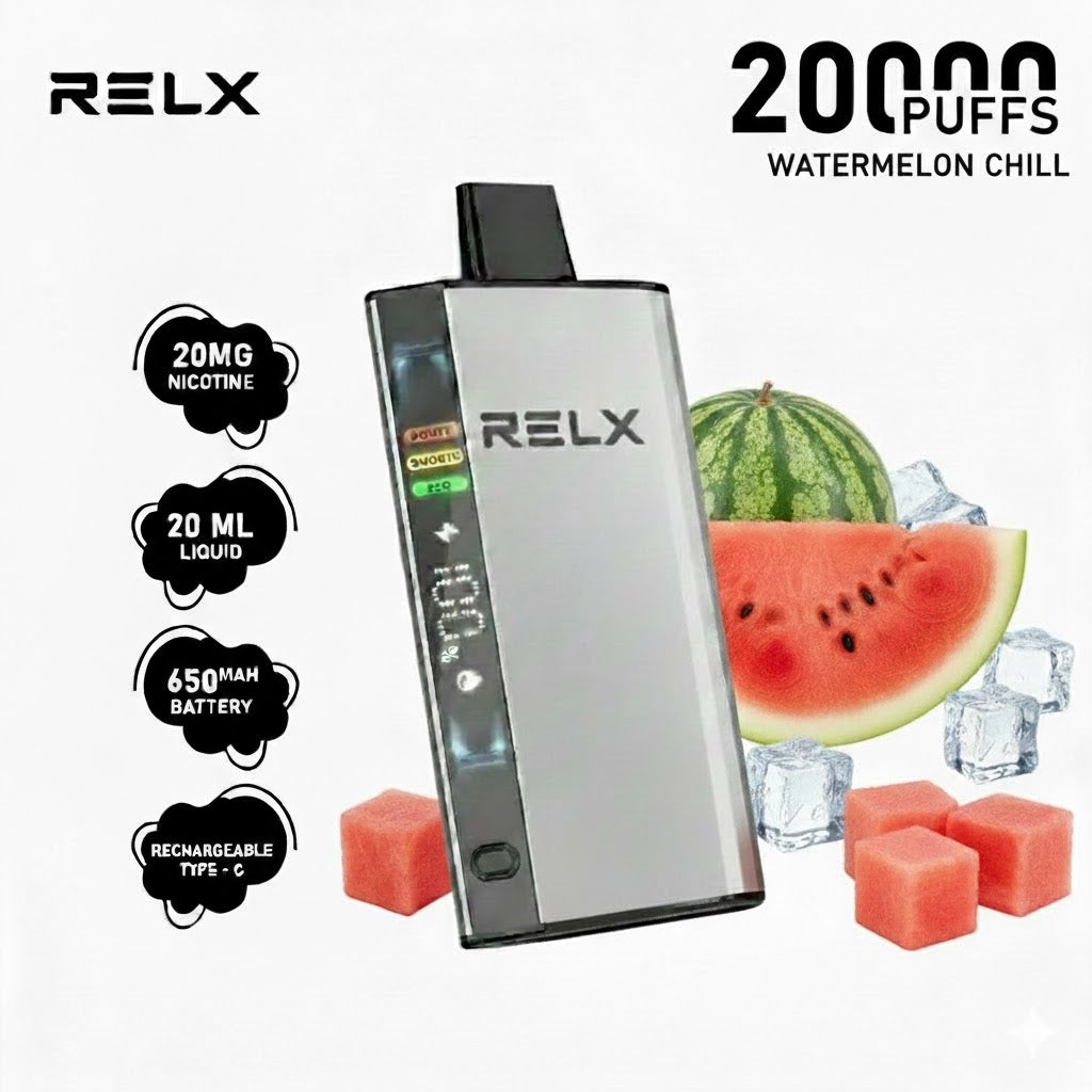 Relx ACE 20000 Puffs Vape 20mg – 20K Disposable Long-Lasting | UAE