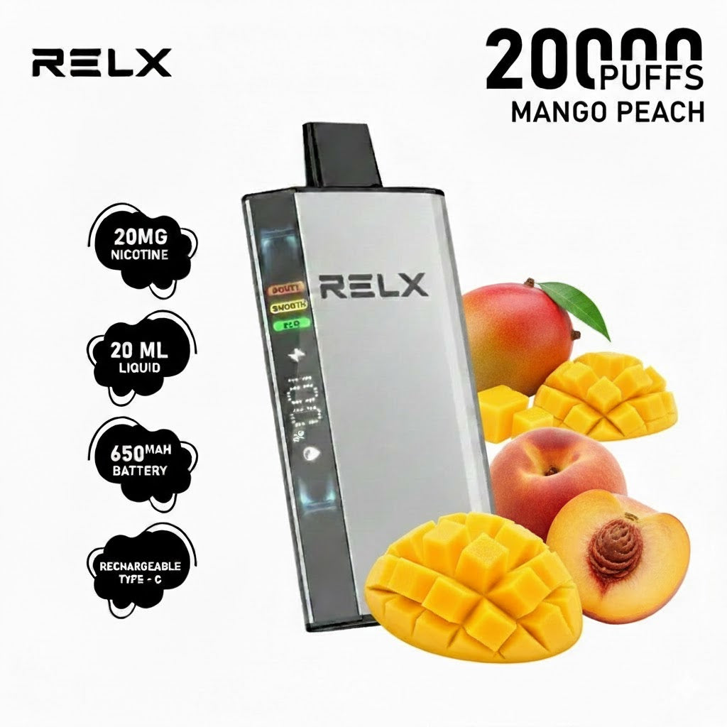 Relx ACE 20000 Puffs Vape 20mg – 20K Disposable Long-Lasting | UAE