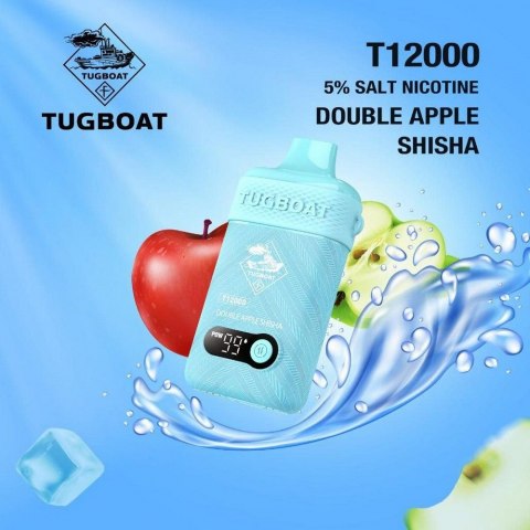 Tugboat T12000 Vape 50mg – 12,000 Puffs Rechargeable Disposable | UAE