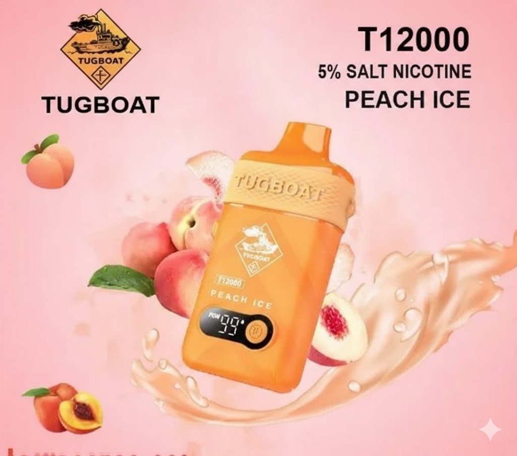 Tugboat T12000 Vape 50mg – 12,000 Puffs Rechargeable Disposable | UAE