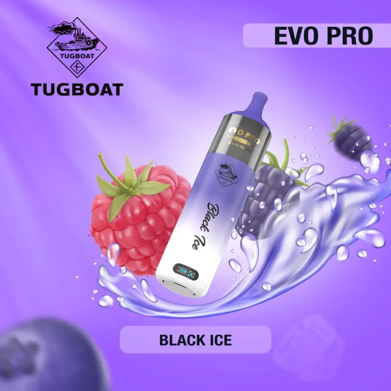 Tugboat Evo Pro 15000 Puffs Vape 5% – 15K Rechargeable Disposable | UAE