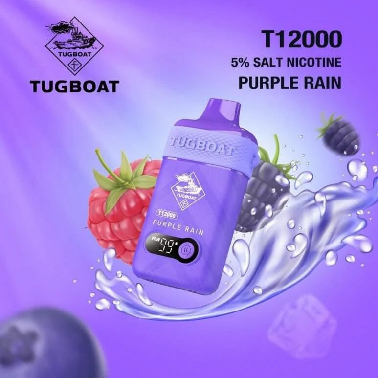 Tugboat T12000 Vape 50mg – 12,000 Puffs Rechargeable Disposable | UAE