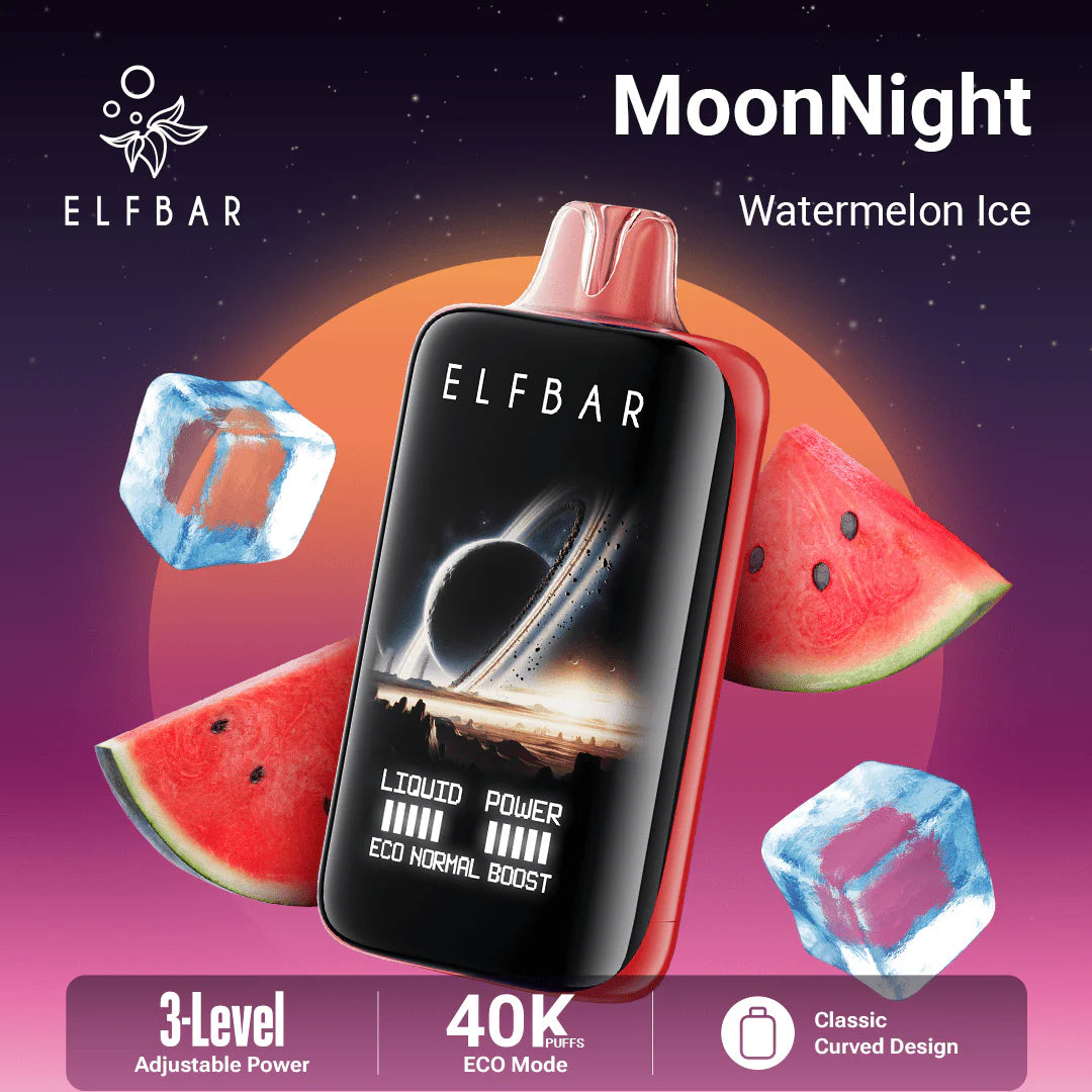 ELF BAR MoonNight 40K Disposable Vape – 40,000 Puffs Rechargeable Dual Mesh | UAE