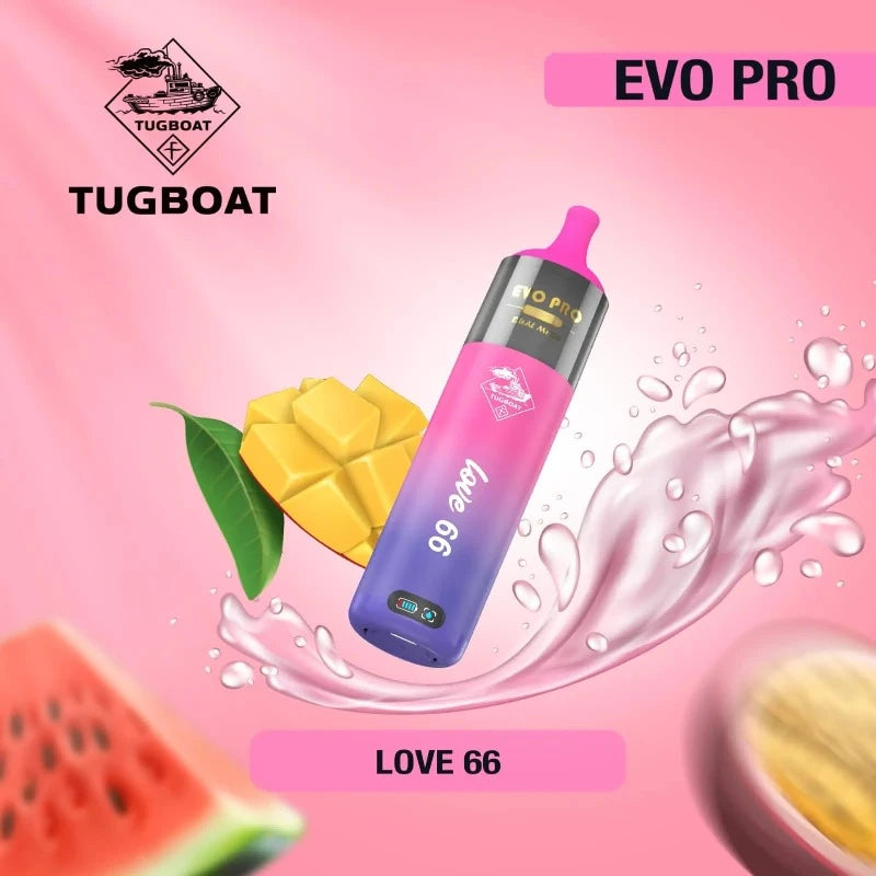 Tugboat Evo Pro 15000 Puffs Vape 5% – 15K Rechargeable Disposable | UAE